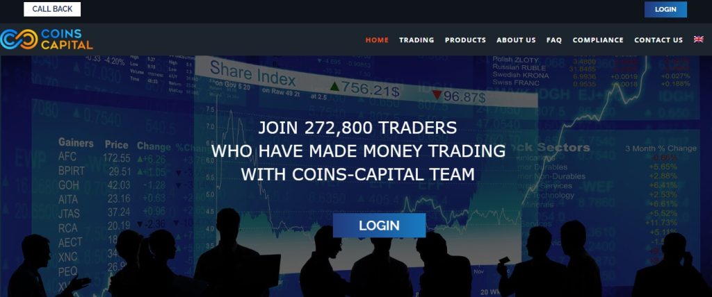Coins Capital Homepage