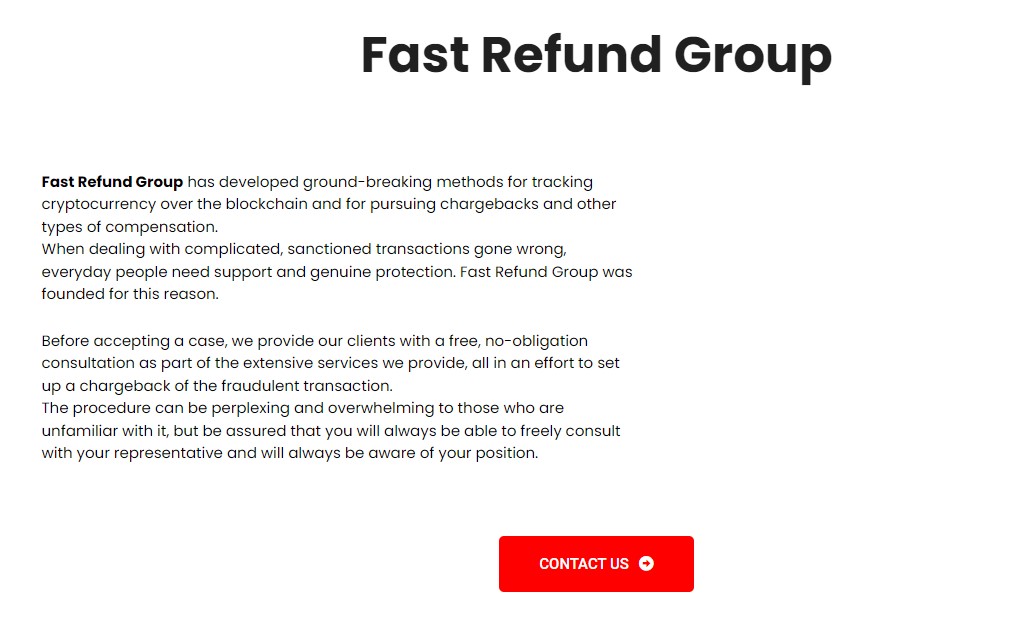 Why Choose Fast Refund Group